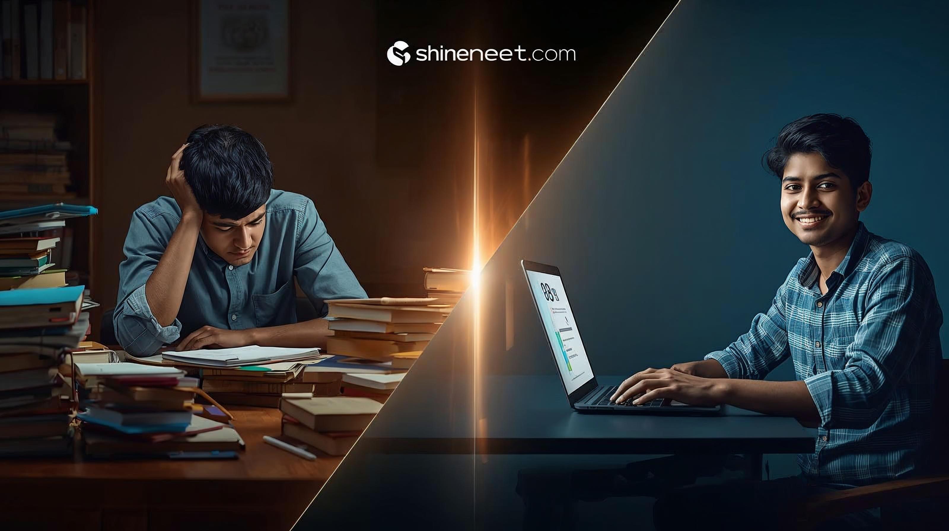 NEET aspirant studying with smart analytics